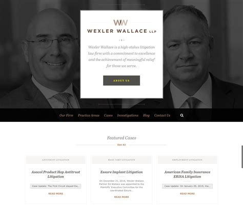 Wexler Wallace LLP Company Profile .